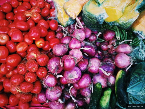 蔬菜 生产 洋葱 番茄 水果 新鲜农产品 美食摄影图片