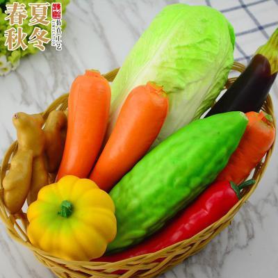 厂家直销塑料仿真胡萝卜假红萝卜模型水果套装蔬菜配件橱柜展示用